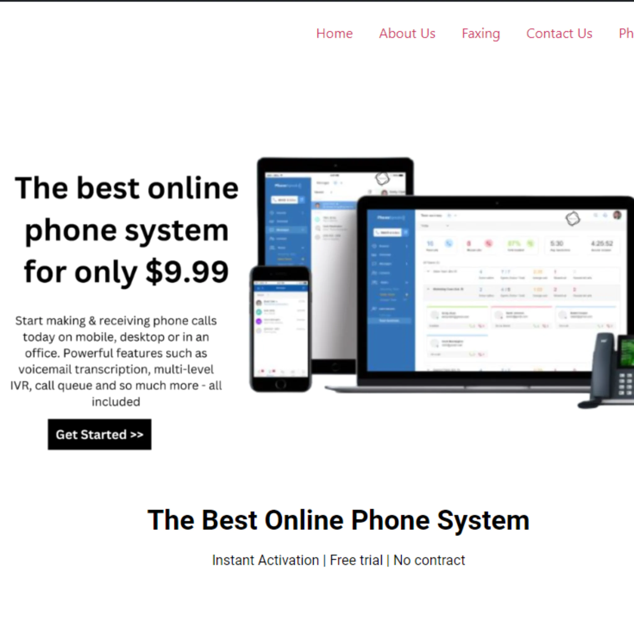 Reseller Phone Plans WordPress Website