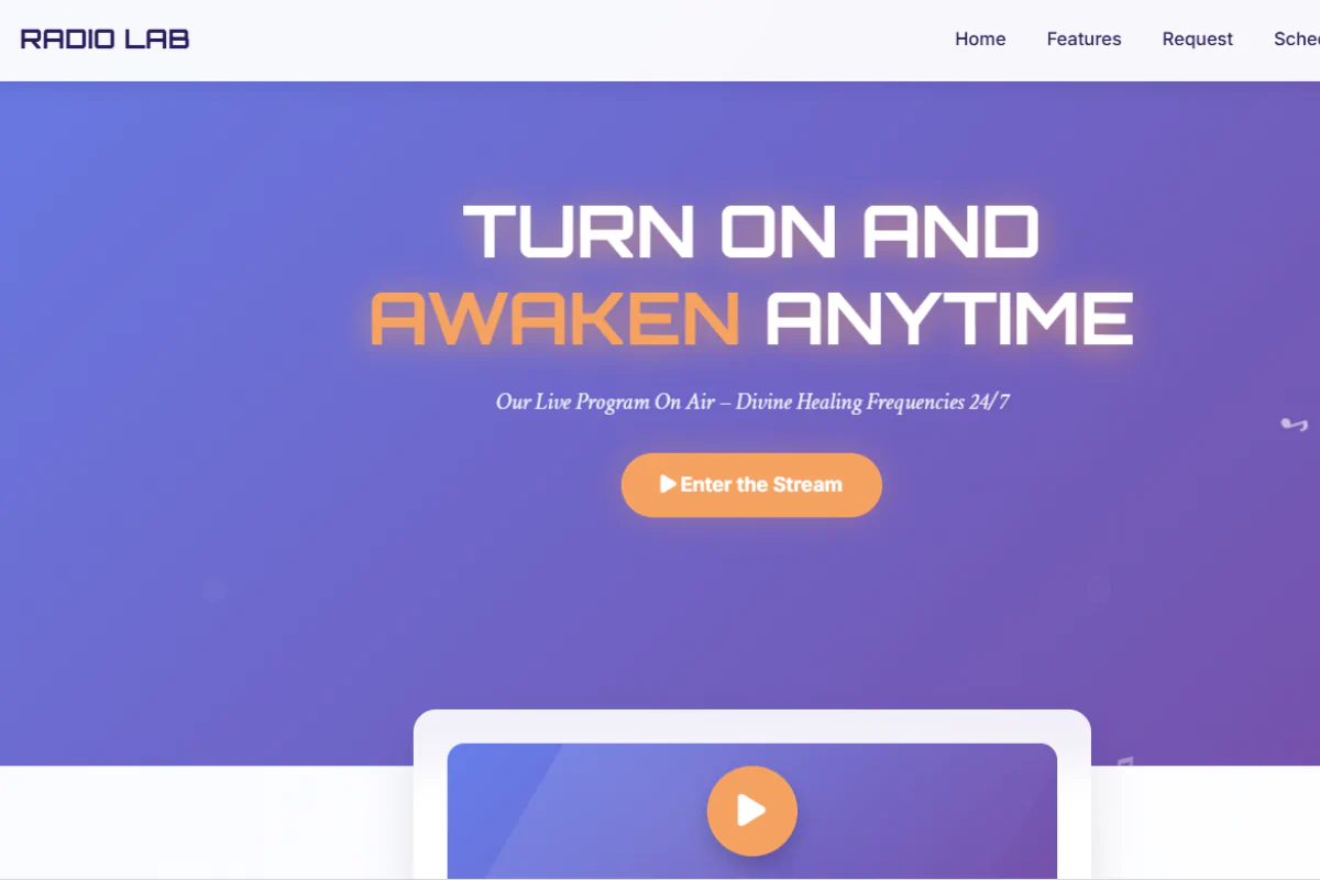 Radio Lab - Live Broadcasting Platform