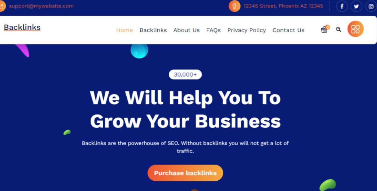 Ready SEO, Backlinks & Marketing WordPress Website