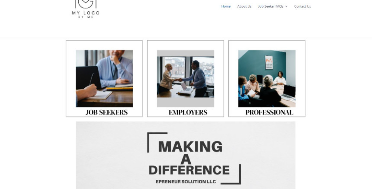 Ready Made Staffing WordPress Website template by Epreneur Solution